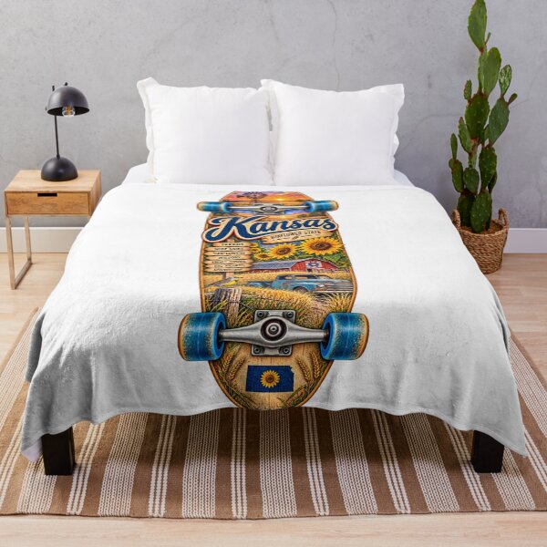 Item preview, Kansas Gen X Skateboard designed and sold by Whimspired By Paxx.