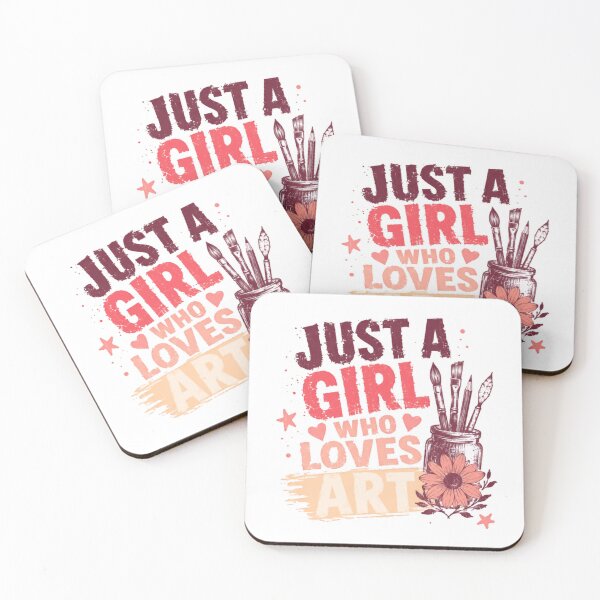 Item preview, Just A Girl Who Loves Art | Female Artist Painter Creativity Passion designed and sold by HumansStuck12.