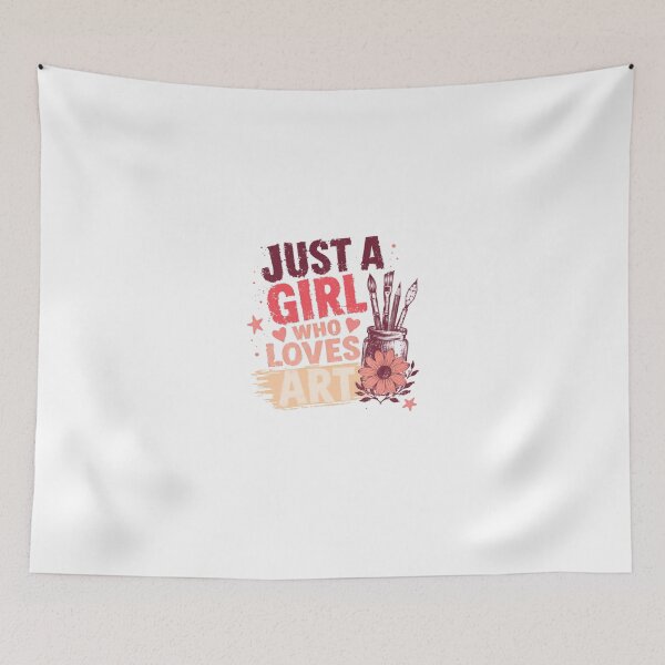 Item preview, Just A Girl Who Loves Art | Female Artist Painter Creativity Passion designed and sold by HumansStuck12.