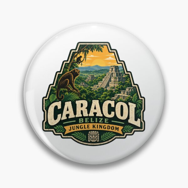 Item preview, Caracol Belize Jungle Kingdom Mayan History Travel Explorer designed and sold by Star3NowForMe.