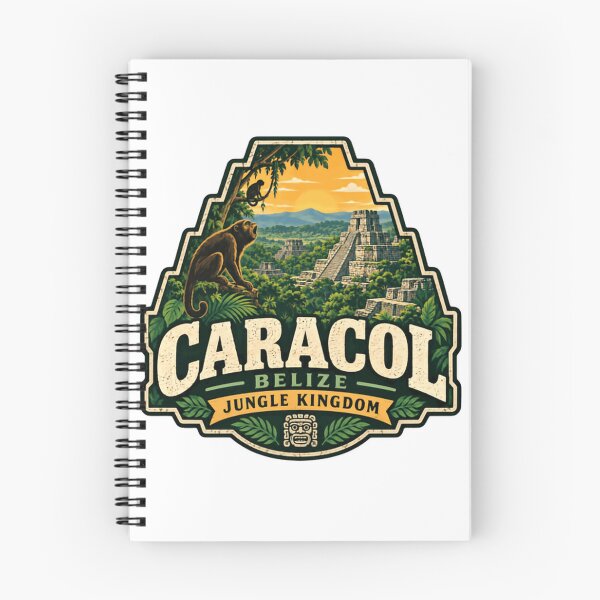 Item preview, Caracol Belize Jungle Kingdom Mayan History Travel Explorer designed and sold by Star3NowForMe.