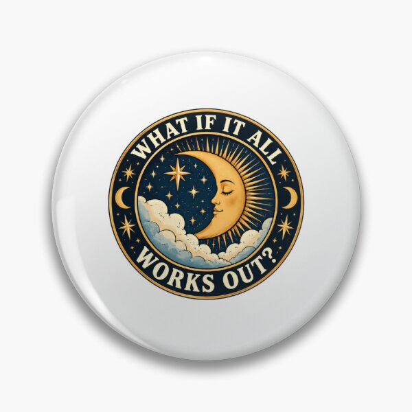 Item preview, What If It All Works Out? Manifestation Optimism Spiritual Positive Inspiration designed and sold by HumansStuck12.