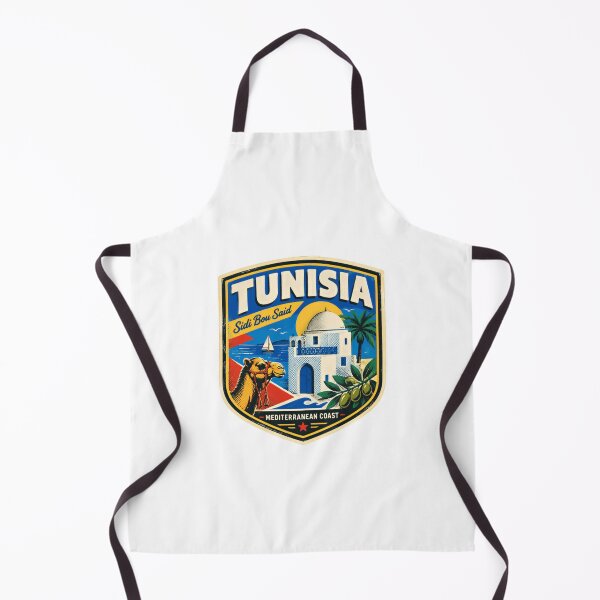Item preview, Tunisia Sidi Bou Said Mediterranean Coast Travel Tourist Destination designed and sold by SkeletonsDanger.