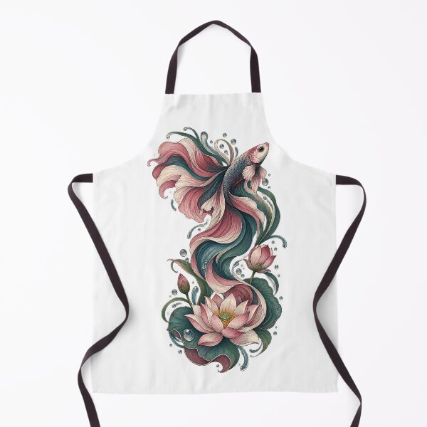 Item preview, Betta Fish Lotus Floral Aquarium designed and sold by Arbolune Studio.