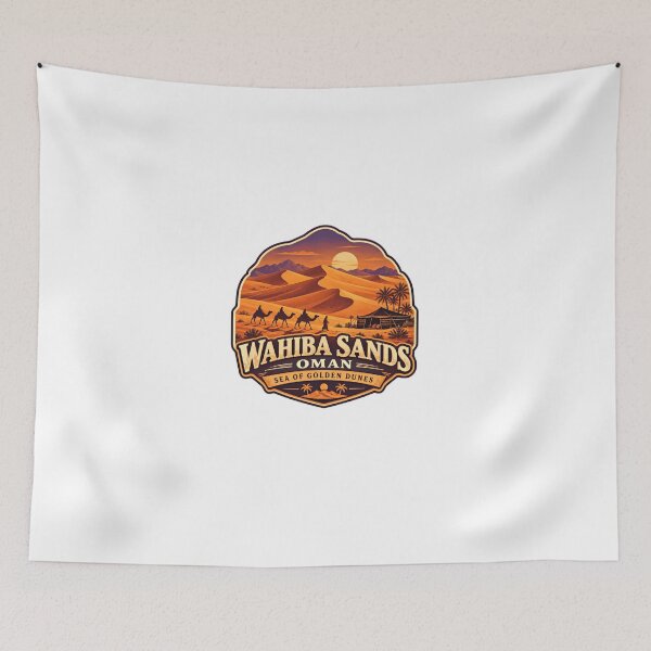 Item preview, Wahiba Sands Oman Sea Of Golden Dunes Desert Travel Souvenir designed and sold by Star3NowForMe.