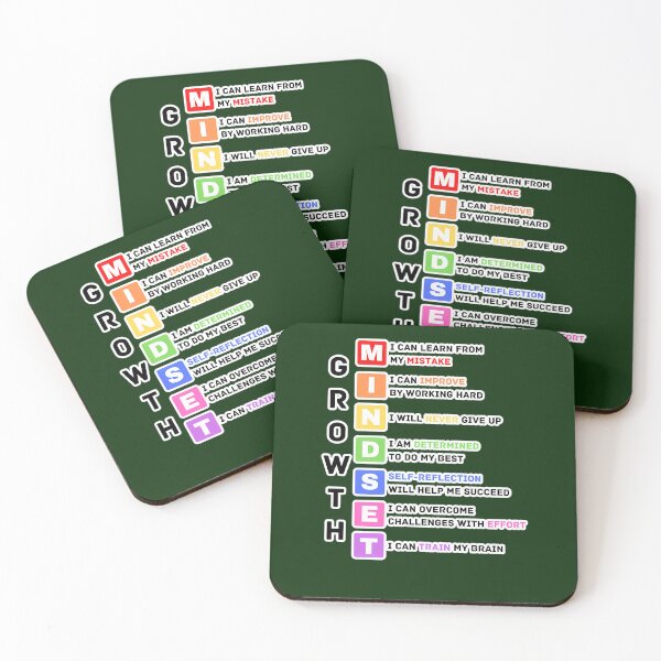 Item preview, Growth Mindset 5 designed and sold by CuriousKingShop.