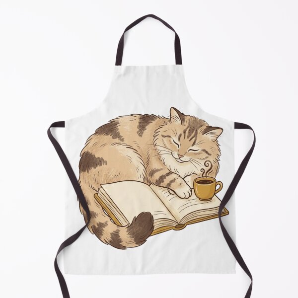Item preview, Cat Bookworm Cozy Club – Cute Reading Cat Illustration designed and sold by meghnad.