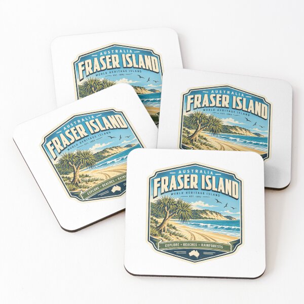 Item preview, Fraser Island Australia World Heritage Island Explore Beaches Rainforests Travel Vacation designed and sold by SkeletonsDanger.