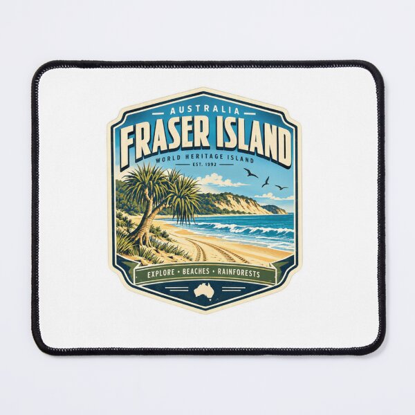 Item preview, Fraser Island Australia World Heritage Island Explore Beaches Rainforests Travel Vacation designed and sold by SkeletonsDanger.