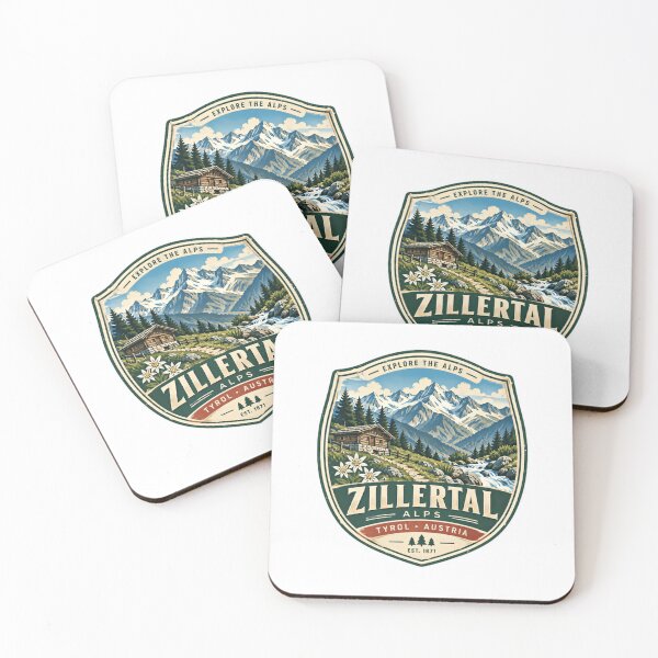 Item preview, Explore The Alps Zillertal Alps Tyrol Austria Mountain Traveler Hiking designed and sold by SkeletonsDanger.