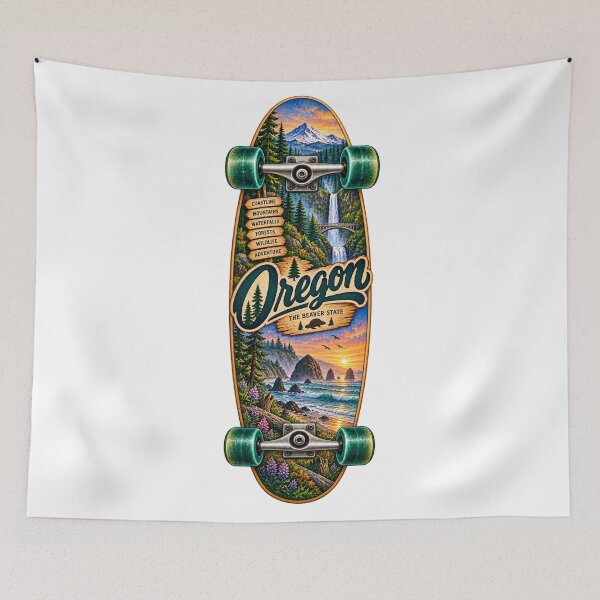 Item preview, Oregon Gen X Skateboard designed and sold by Whimspired By Paxx.