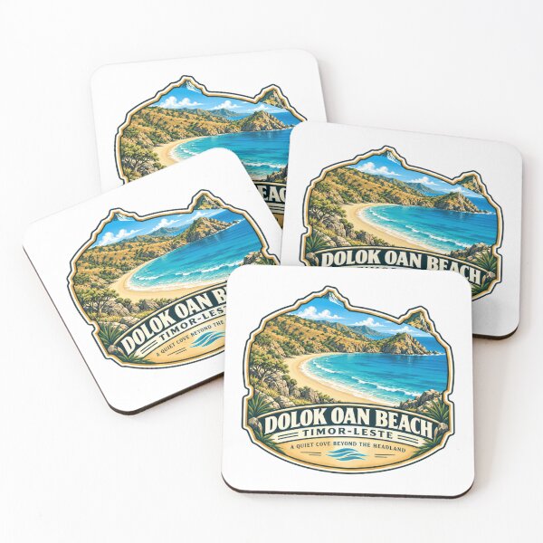 Item preview, Dolok Oan Beach Timor-Leste A Quiet Cove Beyond The Headland Travel Destination Souvenir Explorer designed and sold by SkeletonsDanger.