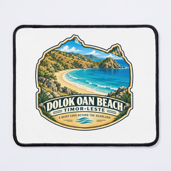 Item preview, Dolok Oan Beach Timor-Leste A Quiet Cove Beyond The Headland Travel Destination Souvenir Explorer designed and sold by SkeletonsDanger.