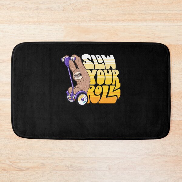 Item preview, Slow Your Roll  Sloth On A Hoverboard Scooter designed and sold by DavidGibbs32.