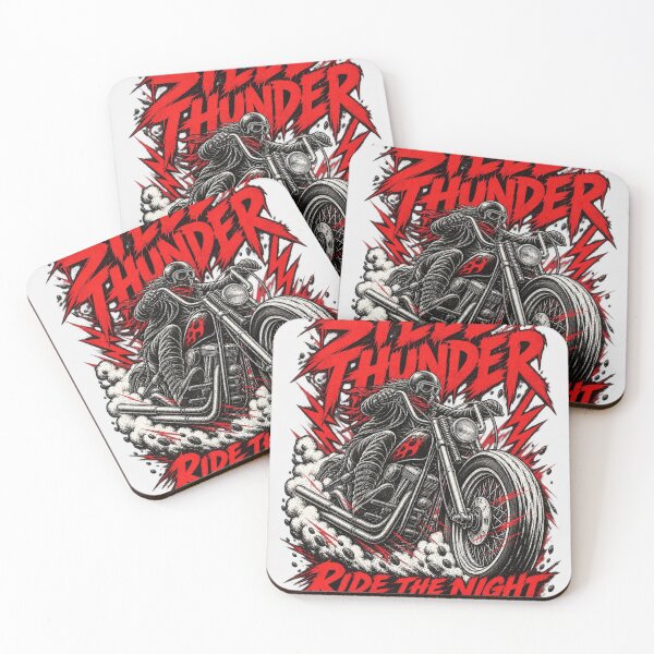 Item preview, STEEL THUNDER — RIDE THE NIGHT designed and sold by KrungiT Design .