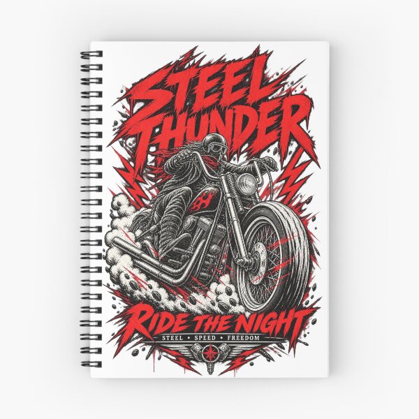 Item preview, STEEL THUNDER — RIDE THE NIGHT designed and sold by KrungiT Design .