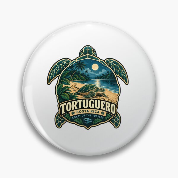 Item preview, Tortuguero Costa Rica Coast Of The Turtles Travel Sea Turtle Wildlife Vacation designed and sold by SkeletonsDanger.