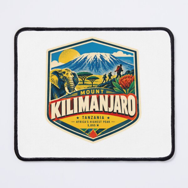 Item preview, Mount Kilimanjaro Tanzania Africa's Highest Peak Hiking Climbing Adventure designed and sold by SkeletonsDanger.