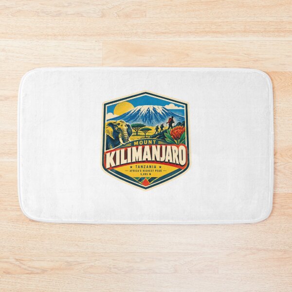 Item preview, Mount Kilimanjaro Tanzania Africa's Highest Peak Hiking Climbing Adventure designed and sold by SkeletonsDanger.