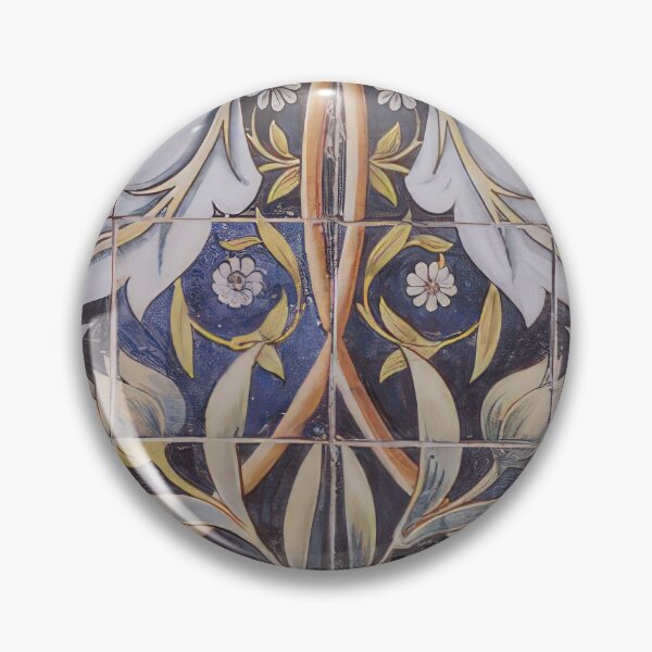 Item preview, Panel of ceramic tiles designed by morris and produced by william de morgan 1876 designed and sold by VeilOfPigments.