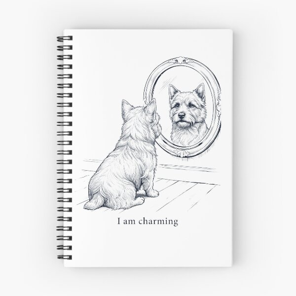 Item preview, Norwich Terrier I Am Charming Mirror Meme Dog Lover designed and sold by dian-rody-crest.