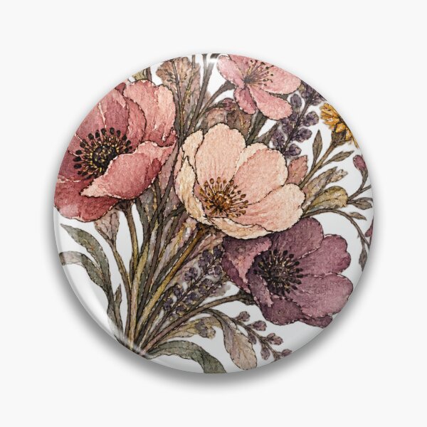 Item preview, Vintage Wildflower Bouquet Tied with Twine Watercolor designed and sold by Jessie's Palette.