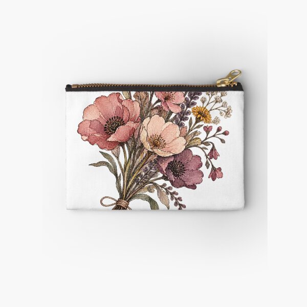Item preview, Vintage Wildflower Bouquet Tied with Twine Watercolor designed and sold by Jessie's Palette.