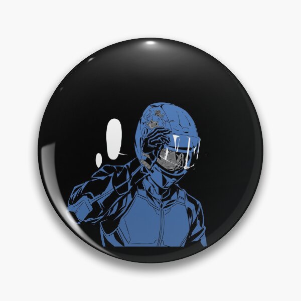 Artikelvorschau, Fahrer mit blauem Helm entworfen und verkauft von lucianixons.