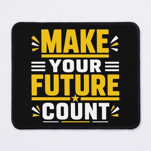 Item preview, Make Your Future Count Motivational Success Typography T-Shirt designed and sold by rejowan-arts.