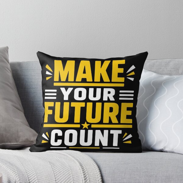 Item preview, Make Your Future Count Motivational Success Typography T-Shirt designed and sold by rejowan-arts.