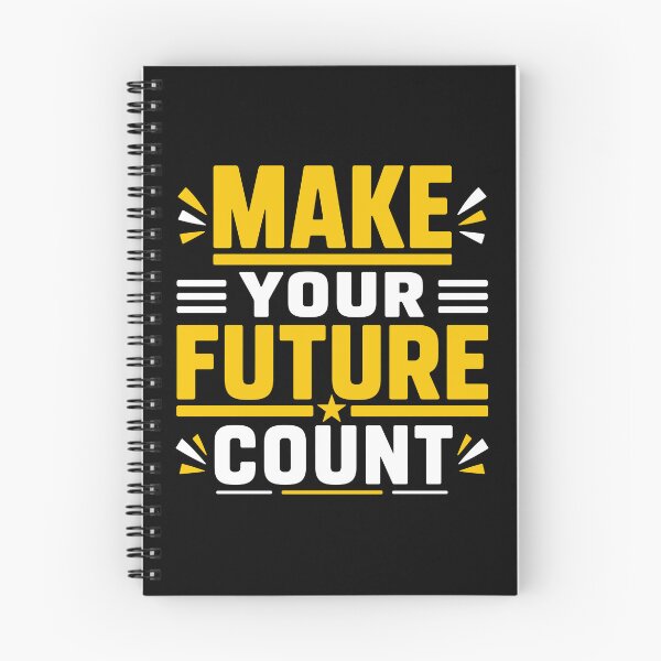 Item preview, Make Your Future Count Motivational Success Typography T-Shirt designed and sold by rejowan-arts.