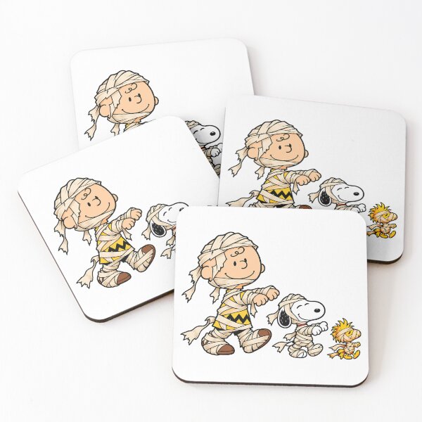 Item preview, Horror Mummy Charlie Brown, Snoopy And Woodstock Halloween designed and sold by artizallart.