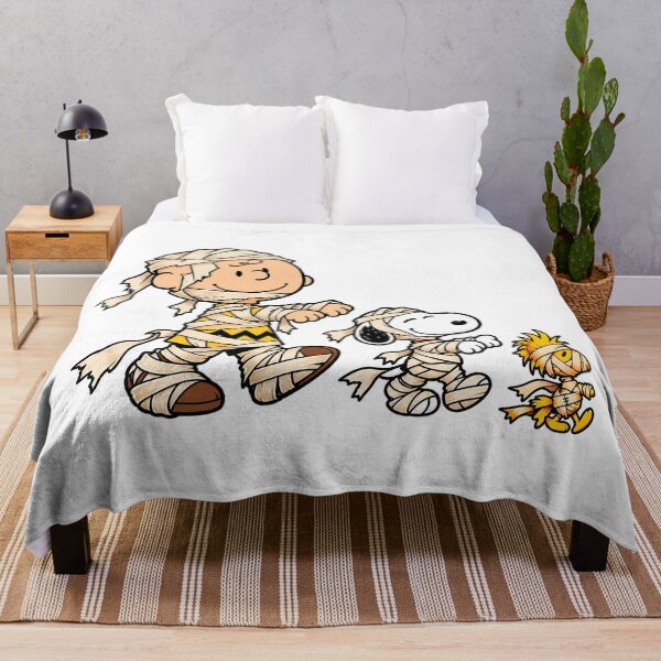 Item preview, Horror Mummy Charlie Brown, Snoopy And Woodstock Halloween designed and sold by artizallart.