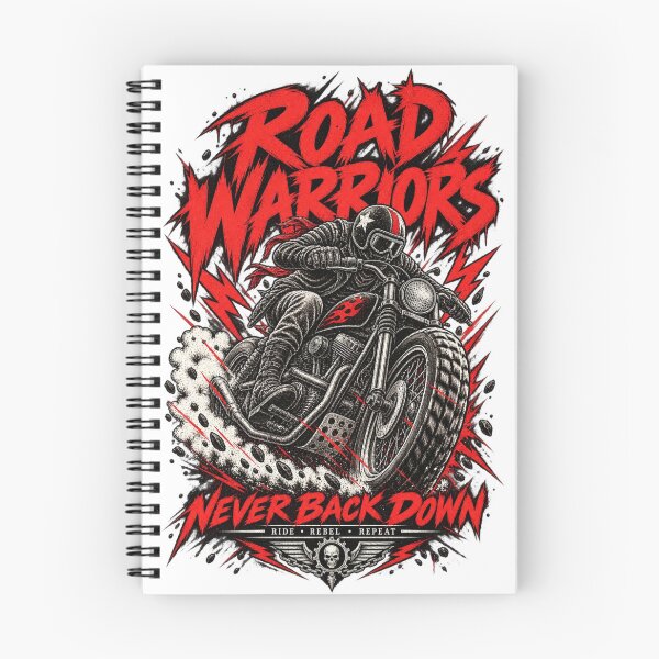 Item preview, ROAD WARRIORS — NEVER BACK DOWN designed and sold by KrungiT Design .
