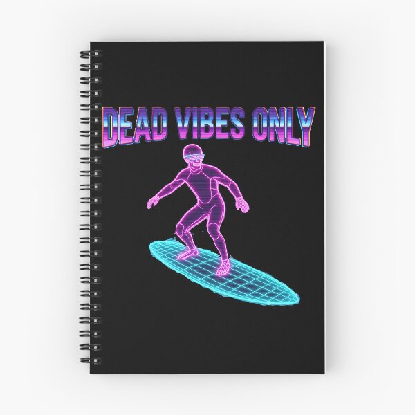 Item preview, Vaporwave Skeleton Surfing Dead Vibes Only 80s Synthwave designed and sold by WorldShop17.