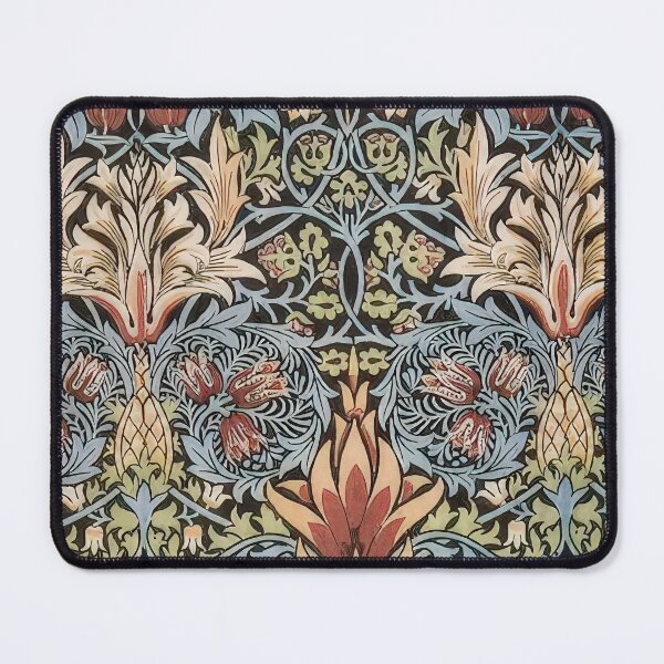 Item preview, Snakeshead printed textile 1876 designed and sold by VeilOfPigments.