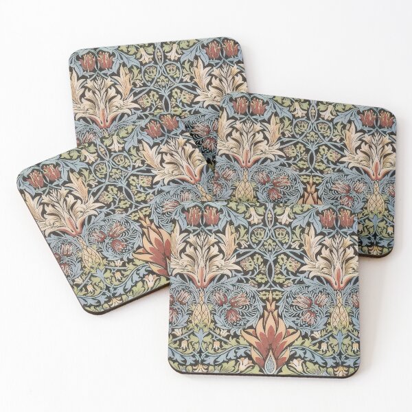 Item preview, Snakeshead printed textile 1876 designed and sold by VeilOfPigments.