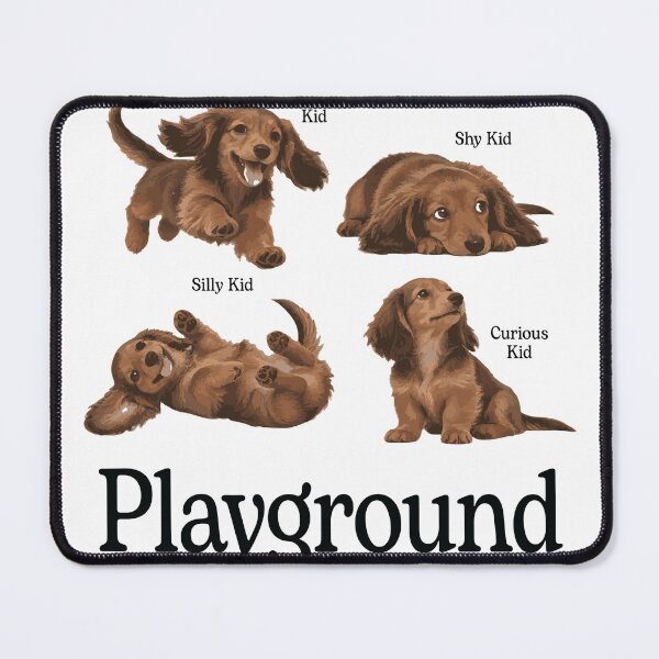 Item preview, Dachshund Puppy Playground Personalities designed and sold by Myowander.