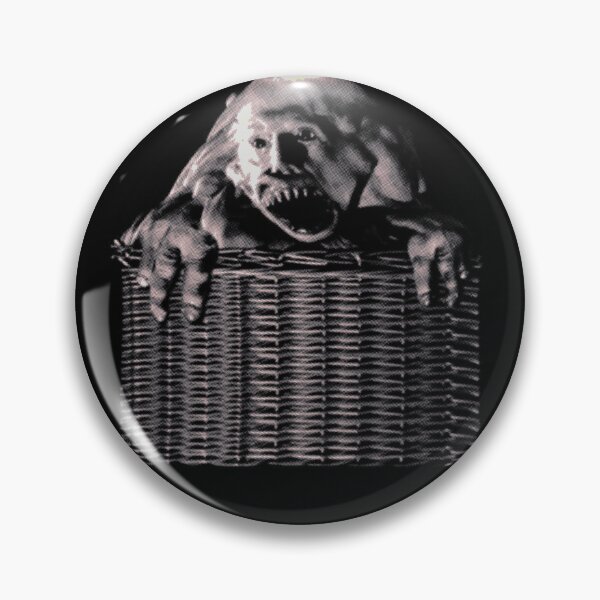 Item preview, Creepy Monster in Woven Basket Halftone Art designed and sold by MelissaHays.