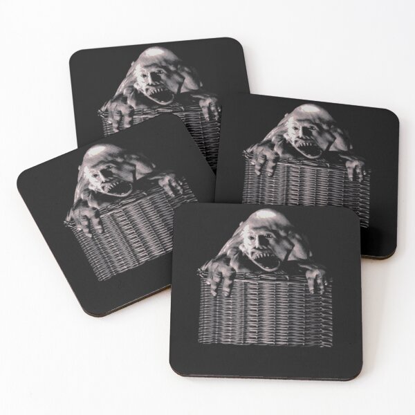 Item preview, Creepy Monster in Woven Basket Halftone Art designed and sold by MelissaHays.