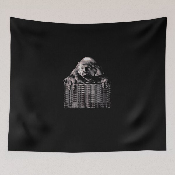 Item preview, Creepy Monster in Woven Basket Halftone Art designed and sold by MelissaHays.