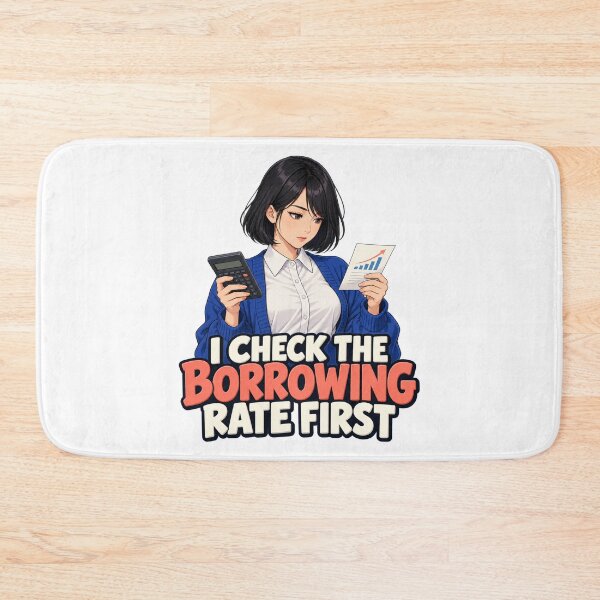 Item preview, Borrowing Rate First Anime Trader Illustration designed and sold by Bikivuno.