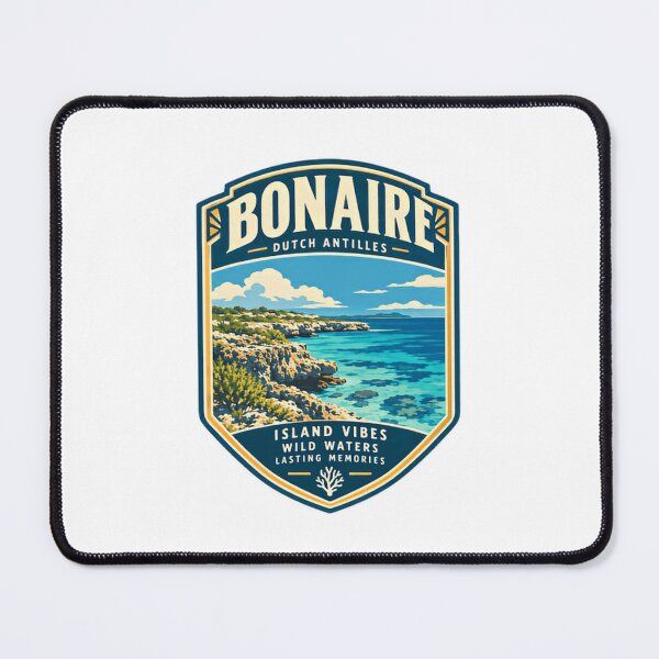 Item preview, Bonaire Dutch Antilles Island Vibes Wild Waters Lasting Memories Caribbean Travel designed and sold by NeedForParks.