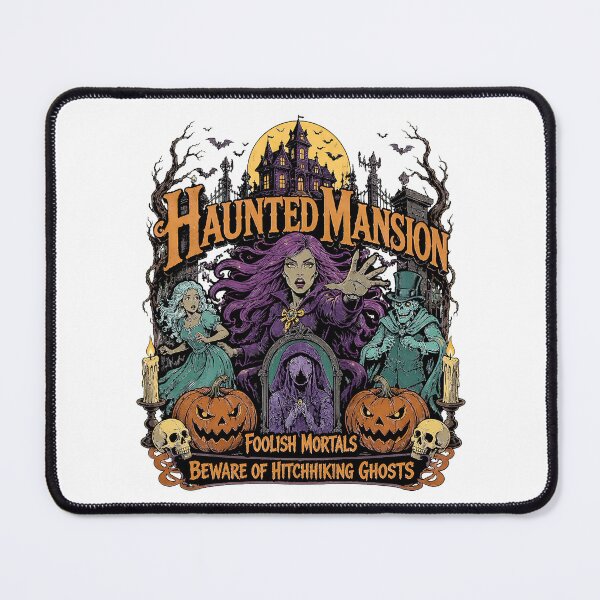 Item preview, Haunted Mansion Halloween Foolish Mortals Beware Ghosts designed and sold by BuncoHearas.