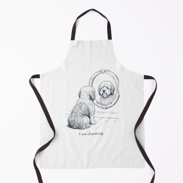 Item preview, Old English Sheepdog I Am Charming Mirror Meme Dog Lover designed and sold by dian-rody-crest.