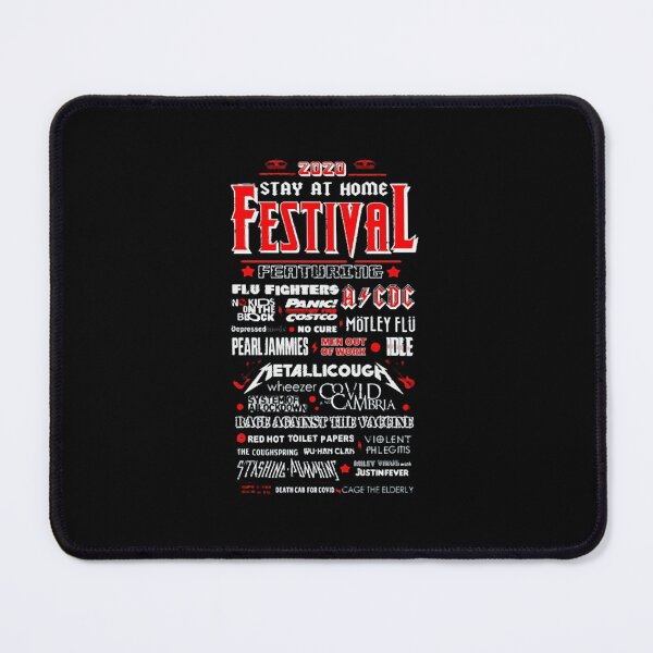 Item preview, Sarcastic Stay At Home Festival Parody Music Poster designed and sold by qlam8297.