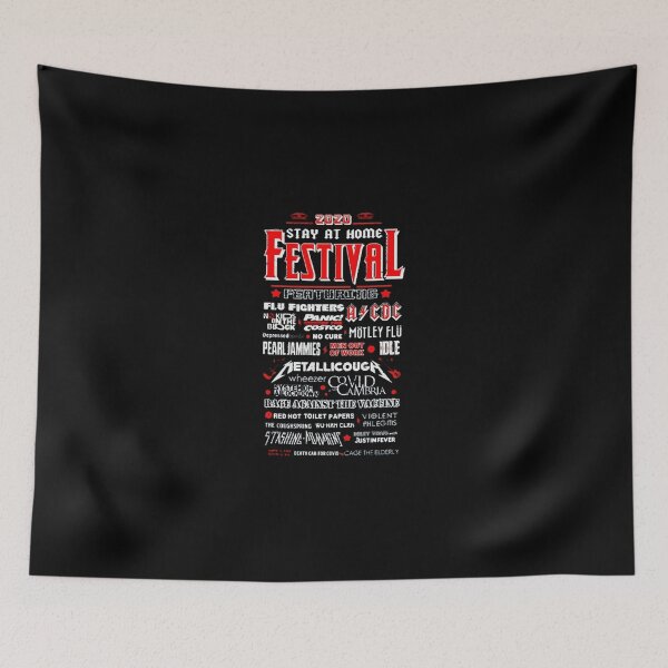Item preview, Sarcastic Stay At Home Festival Parody Music Poster designed and sold by qlam8297.