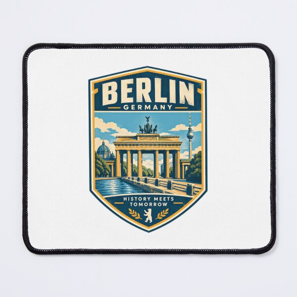 Item preview, Berlin Germany History Meets Tomorrow European Travel Souvenir designed and sold by NeedForParks.