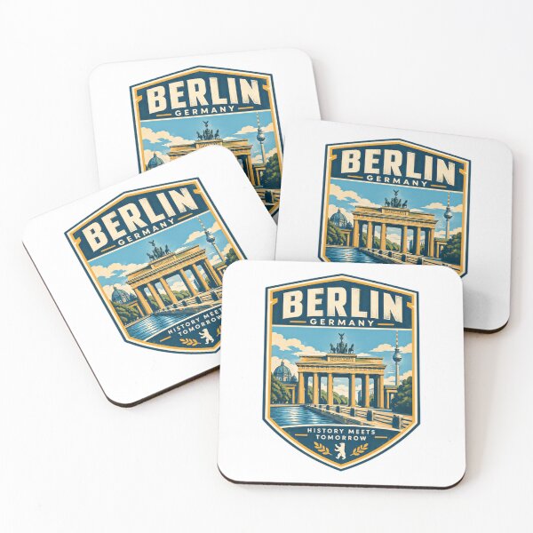 Item preview, Berlin Germany History Meets Tomorrow European Travel Souvenir designed and sold by NeedForParks.