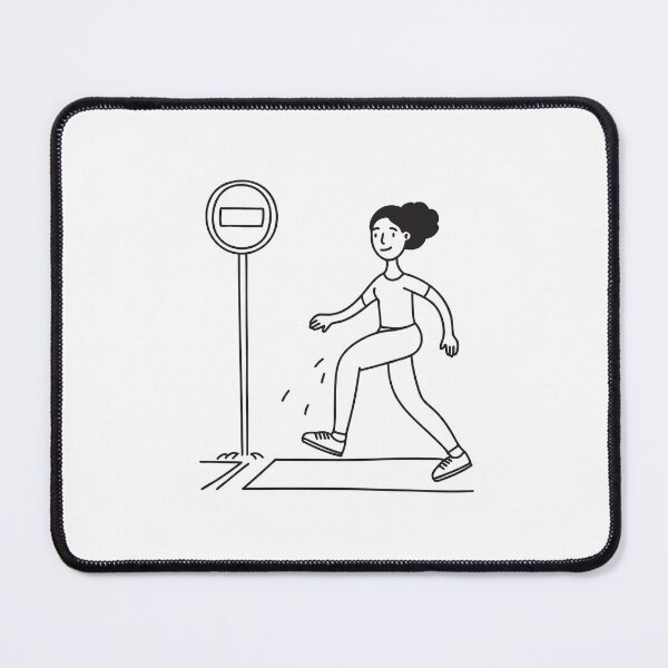Item preview, A person stepping over a Do Not Enter sign designed and sold by rasagamastore.